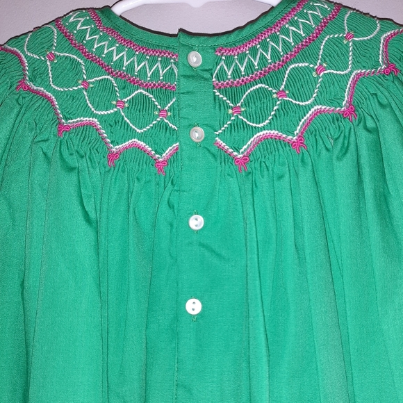 🆕️ Gorgeous Smocked Rosebud Dress Float Style 4T - Picture 6 of 6